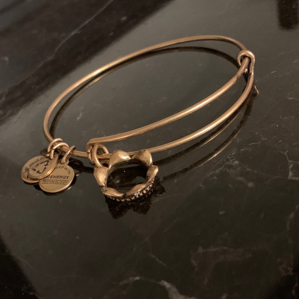 Alex and Ani gold queen’s crown bracelet